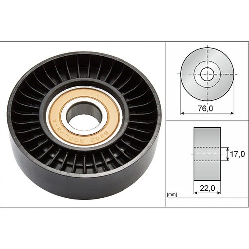 Ina 531 0677 spannrolle - 531, 30