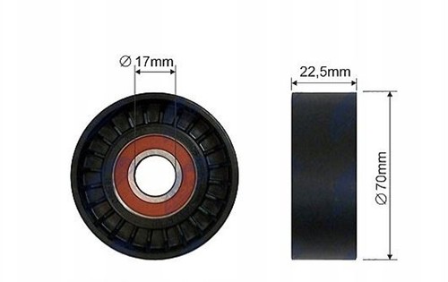 Spannrolle keilrippenriemen - spannrolle,