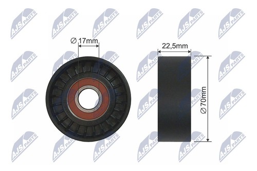 Spannrolle keilrippenriemen - spannrolle,